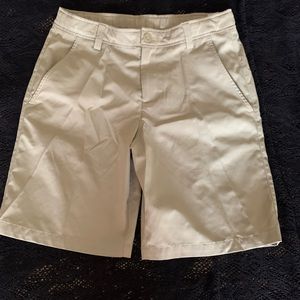Boys Khaki Golf Shorts